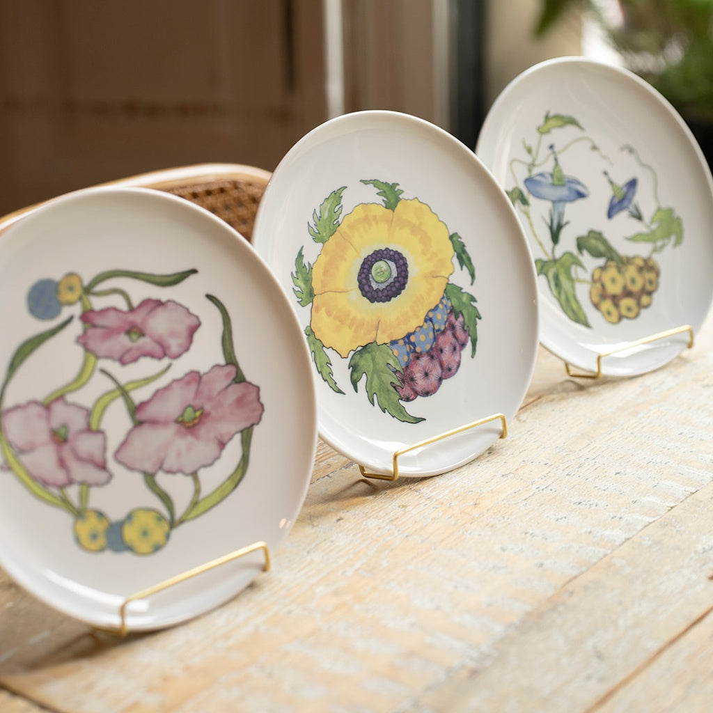 Set platos ilustrados Mari Ito